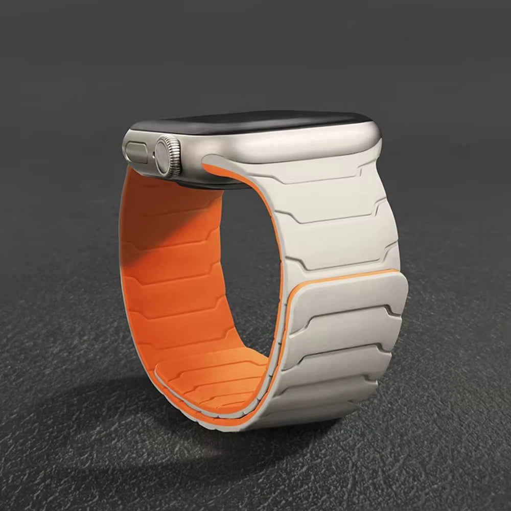 Silicone Magnetic Strap – Apple Watch Ultra Accessories 40mm-49mm for Men