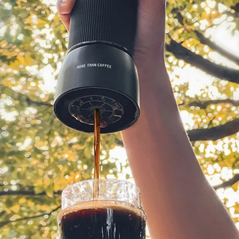 Portable 18 Bar Coffee Machine, Hand Pressure Operation for Camping-Orizon Depot