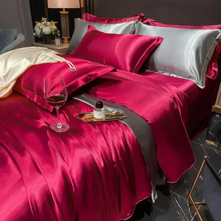 Luxurious Silk Bedding Set for Ultimate Comfort and Style-Orizon Depot