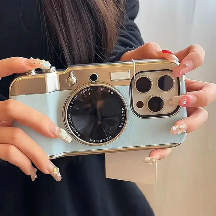 Retro Bluetooth Camera iPhone Case for Stylish Protection-Orizon Depot