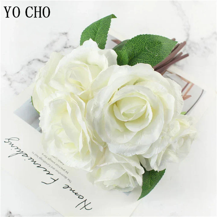 Large Peony Silk Flower Bouquet Set - Elegant Home Decor-Orizon Depot