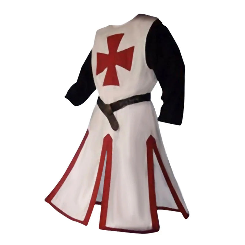 Knights Templar Crusader Costume - Tunic & Cape Set