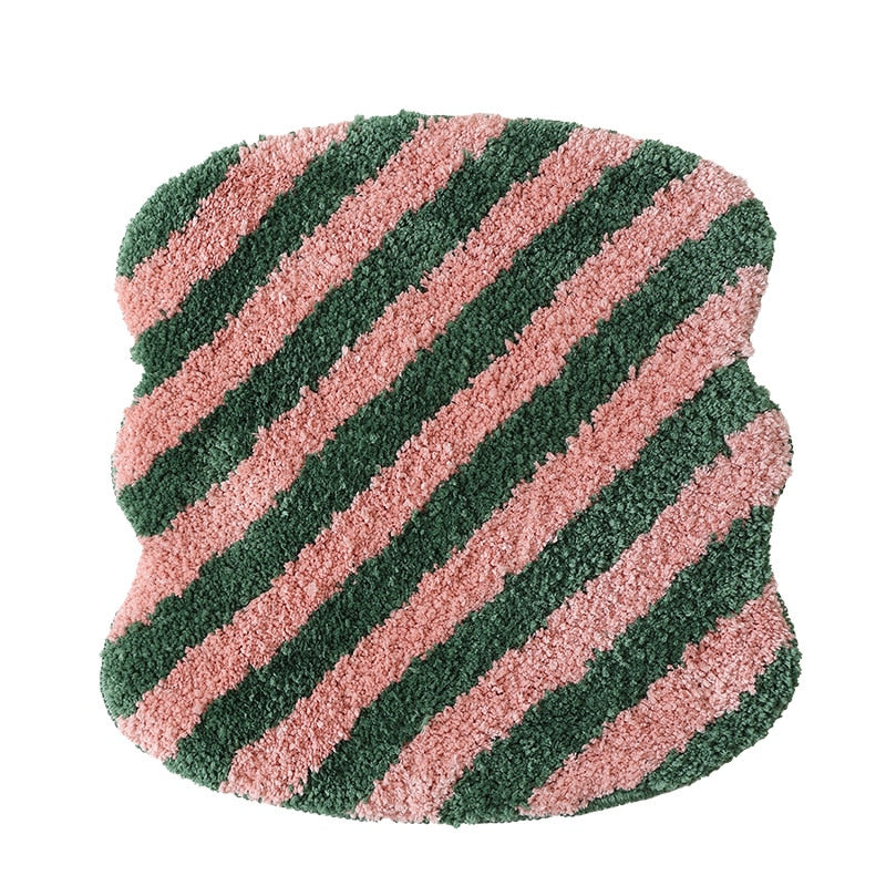 Quilted Striped Chair Cushion for Comfort and Style-Orizon Depot