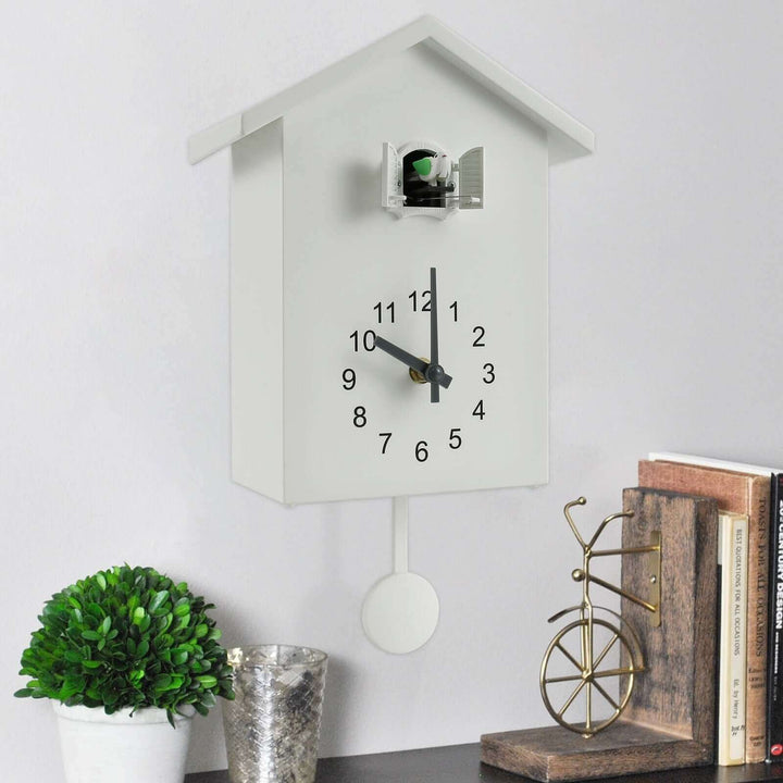 Contemporary Quartz Cuckoo Wall Clock for Modern Decor-Orizon Depot