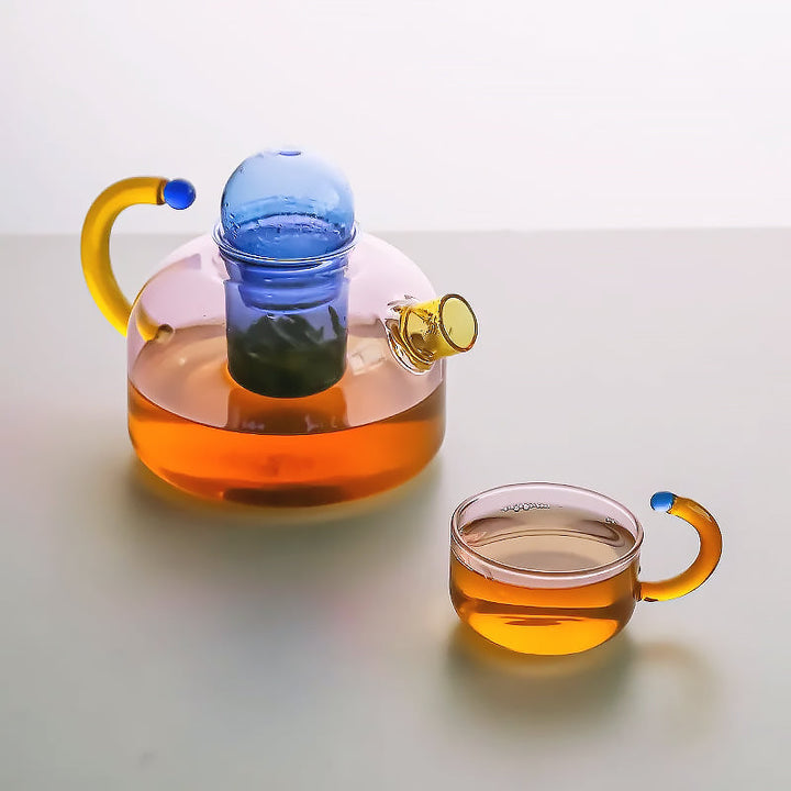 Colorful Glass Tableware Set for Stylish Dining and Entertaining-Orizon Depot