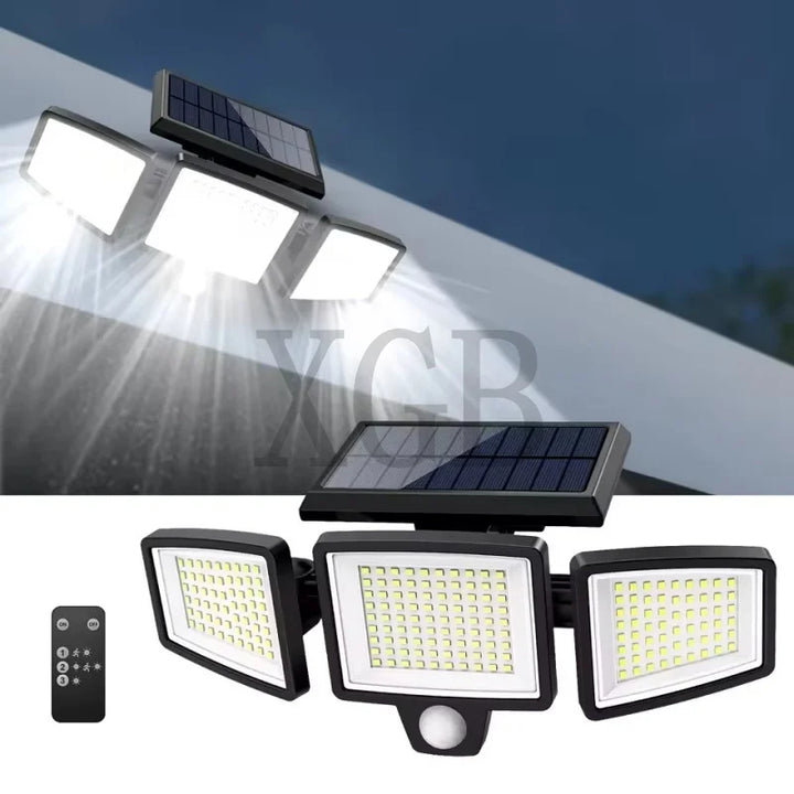 Solar Outdoor Motion Sensor Lights with Remote Control