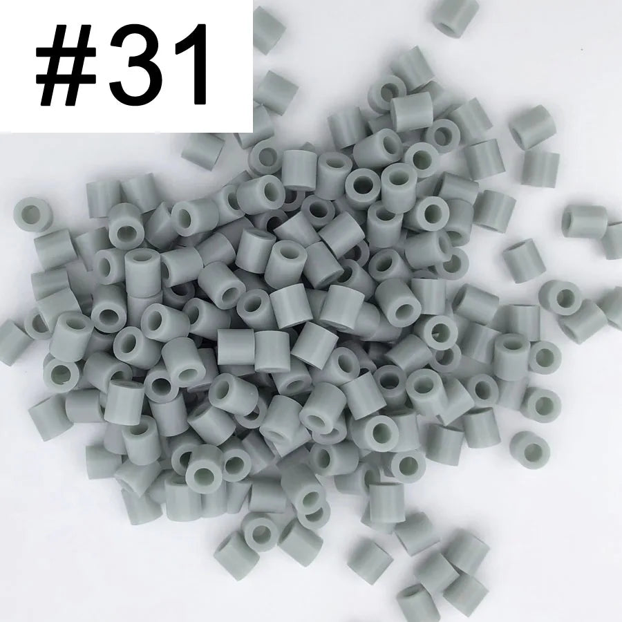 5mm 1000PCS Colorful Iron Fuse Beads for Kids DIY Pixel Art Toys