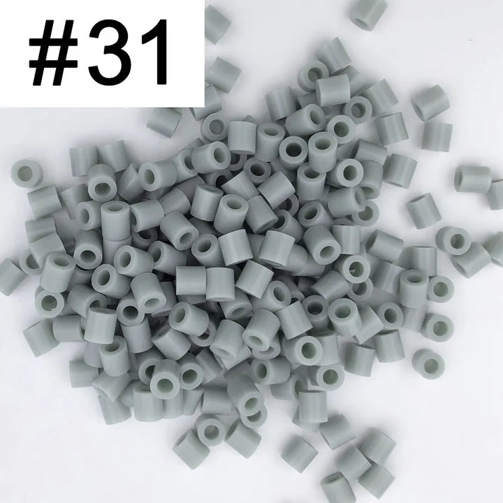 5mm 1000PCS Colorful Iron Fuse Beads for Kids DIY Pixel Art Toys