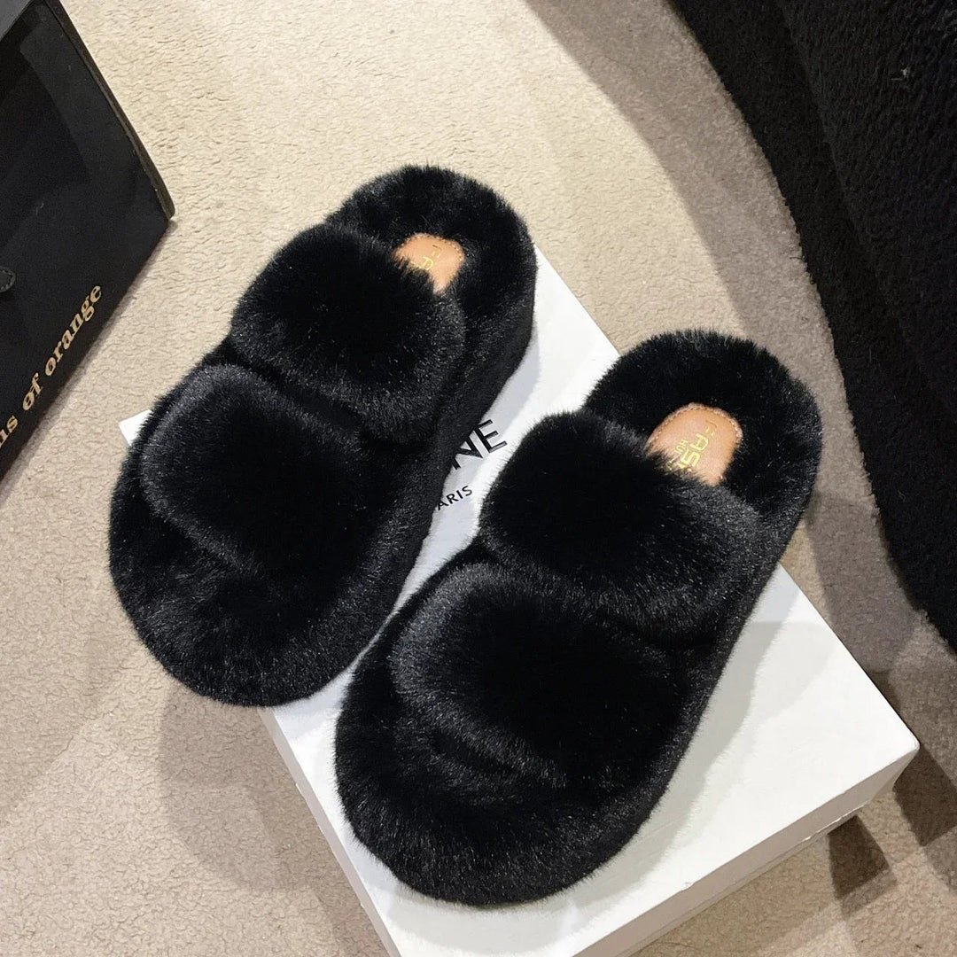 Soft Fuzzy Slippers for Women - Cozy and Comfortable Footwear-Orizon Depot