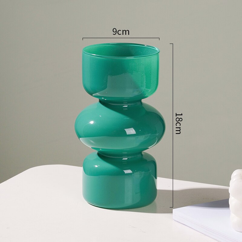 Multicolor Glass Animal Vase - Unique Home Decor Accent-Orizon Depot