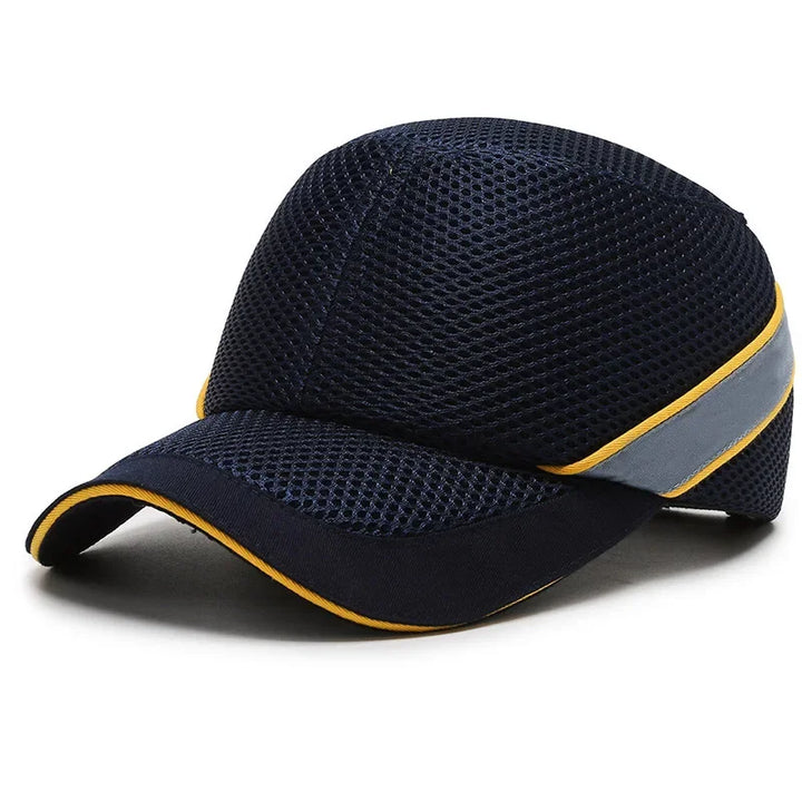 Red Safety Bump Cap - Hard ABS Helmet for Head Protection at Work-Orizon Depot