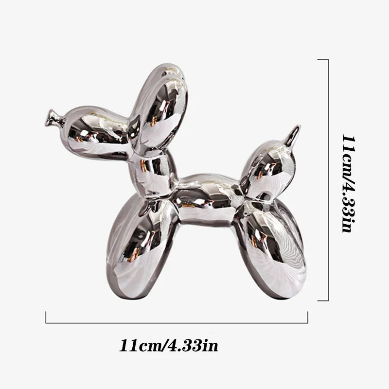 Small Balloon Dog Sculpture - Perfect Home Decor for Dog Lovers-Orizon Depot