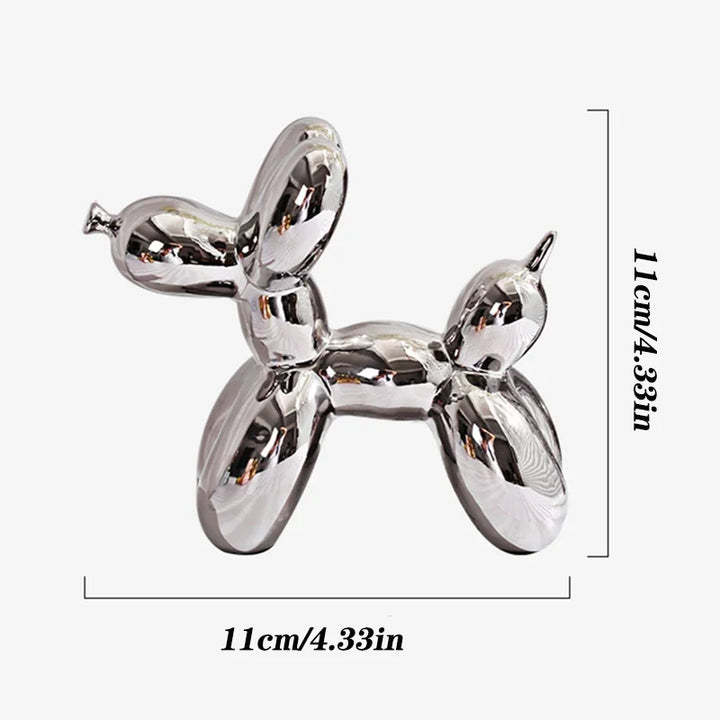 Small Balloon Dog Sculpture - Perfect Home Decor for Dog Lovers-Orizon Depot