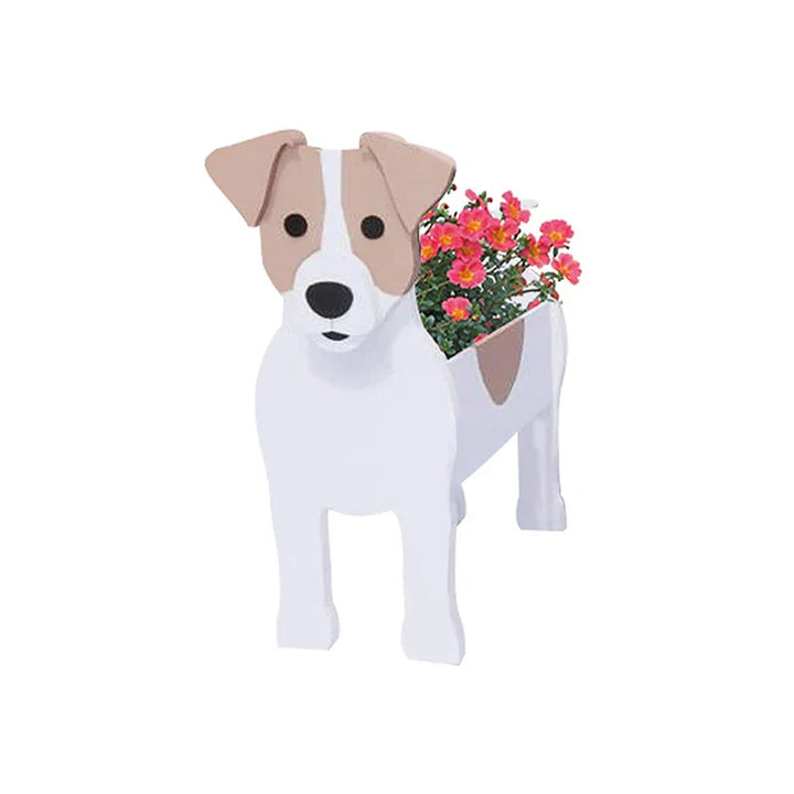 Dog Plant Container - Pawsome Flower Pot for Various Breeds-Orizon Depot