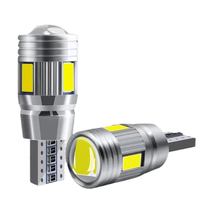 2x T10 LED Bulb W5W 194 Signal Light 12V 6000K Auto Lamps