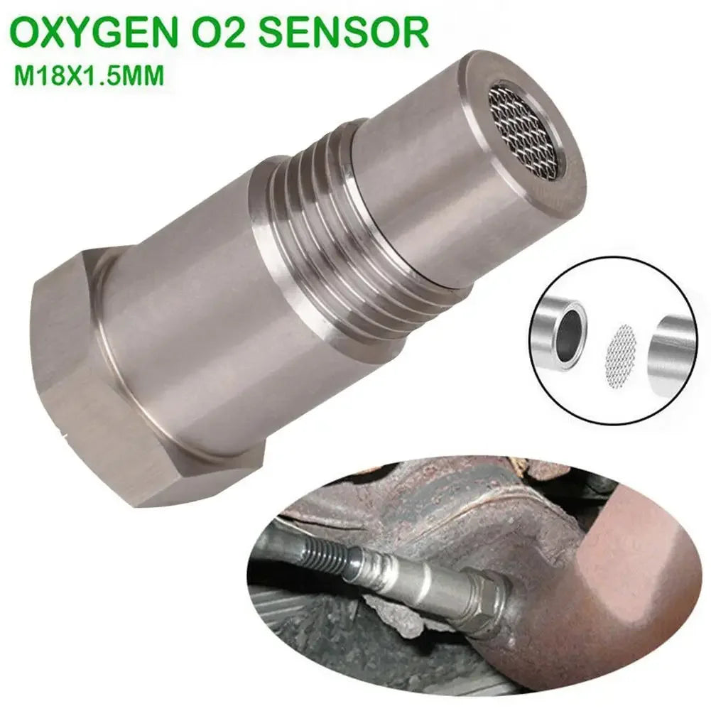 2PCS Off-Road Oxygen Sensor Adapter M18X1.5 for CEL Fix Auto Parts