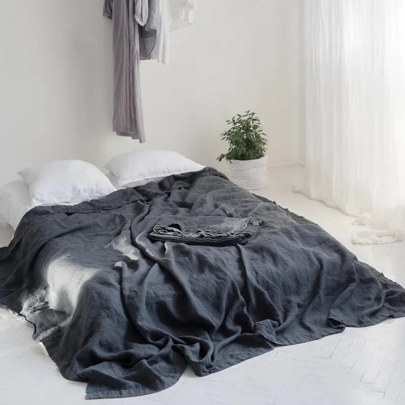Luxury Linen Bed Sheet Set for Comfortable Sleep-Orizon Depot