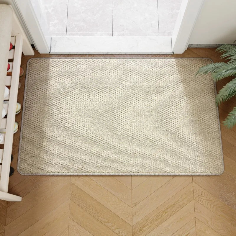 Durable Faux Jute Outdoor Doormat | Stylish Entrance Rug-Orizon Depot