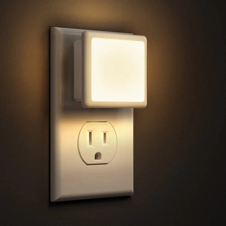 Night Lights Plug into Wall 2-Pack, Soft White Auto-On/Off