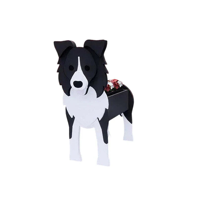 Dog Plant Container - Pawsome Flower Pot for Various Breeds-Orizon Depot