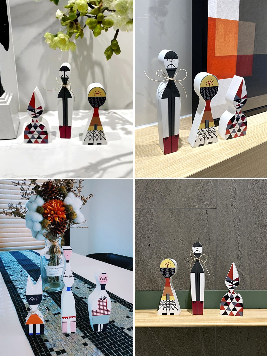 Handcrafted Wooden Figurines - Unique Art for Home Decor-Orizon Depot