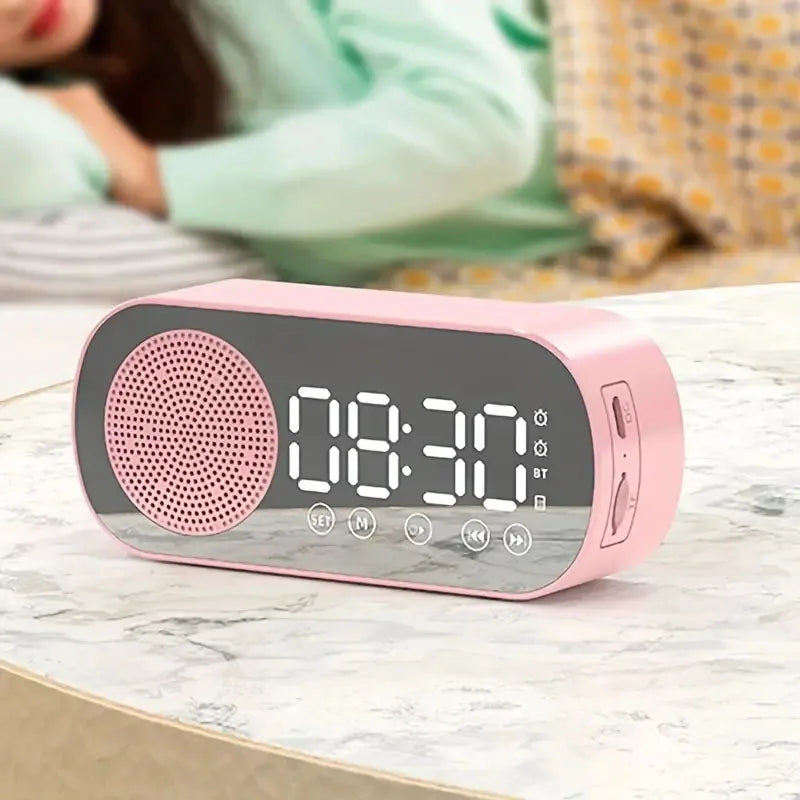 Digital Alarm Clock with Bluetooth Speaker and FM Radio-Orizon Depot