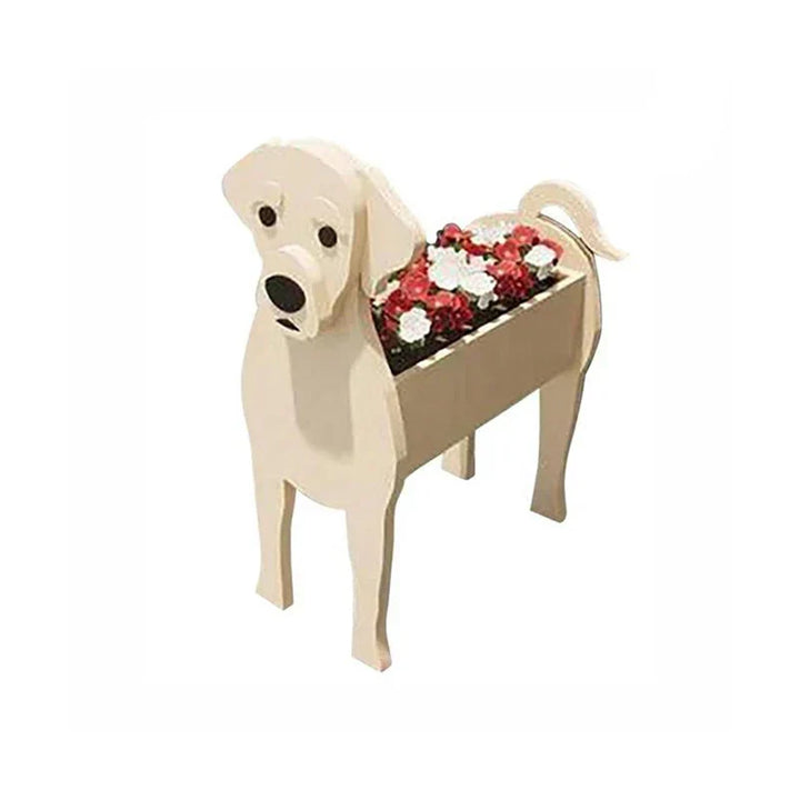 Dog Plant Container - Pawsome Flower Pot for Various Breeds-Orizon Depot