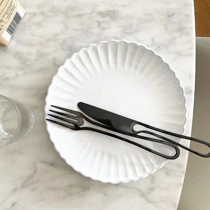 Stainless Steel Outline Cutlery Set for Elegant Dining-Orizon Depot