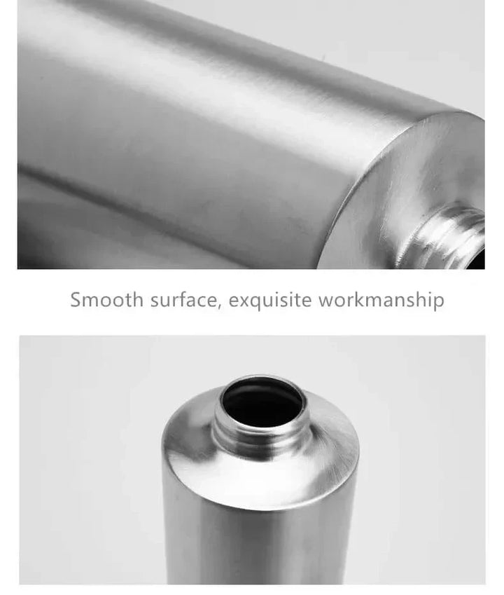 Elegant Stainless Steel Hand Pump Soap Dispenser - 250ml/350ml/550ml-Orizon Depot
