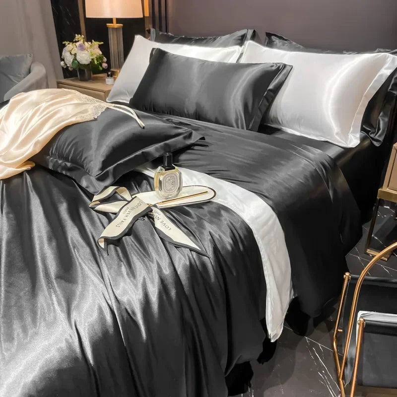 Luxurious Silk Bedding Set for Ultimate Comfort and Style-Orizon Depot