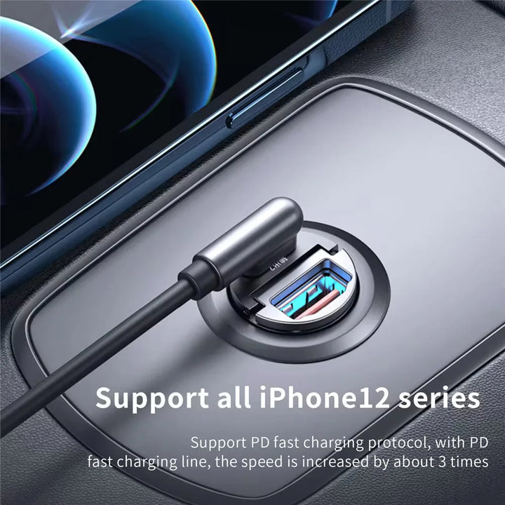 100W/200W PD QC3.0 Mini Car Charger
