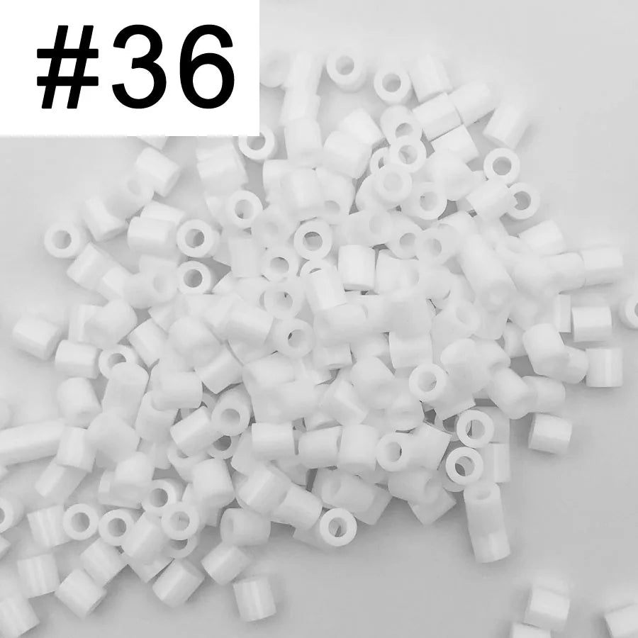 5mm 1000PCS Colorful Iron Fuse Beads for Kids DIY Pixel Art Toys