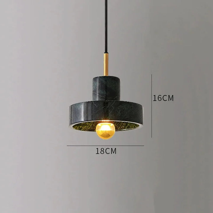 Natural Stone Pendant Lamp | Postmodern Marble Lighting Fixture