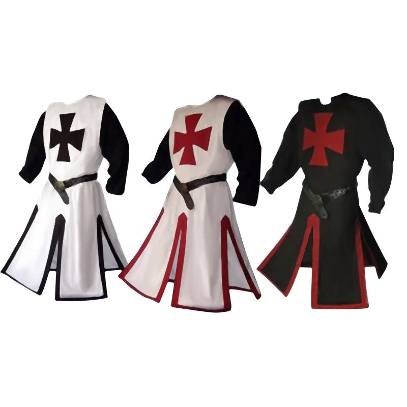 Knights Templar Crusader Costume - Tunic & Cape Set