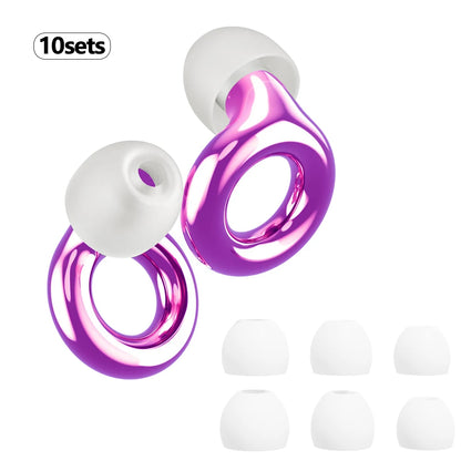 Ear Plugs for Noise Reduction and Sleeping - Indoor & Outdoor Use