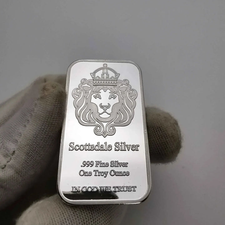 Men's 1 Troy Ounce Fine Silver Bullion Bar Set