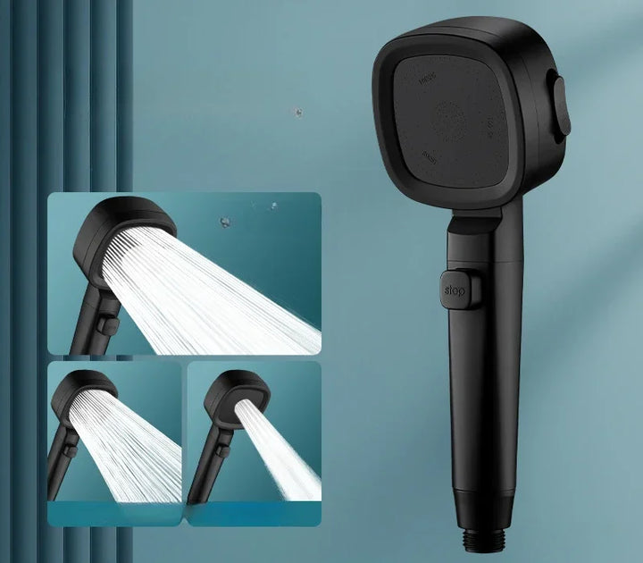 Water-Saving High Pressure Shower Head with 3 Adjustable Modes