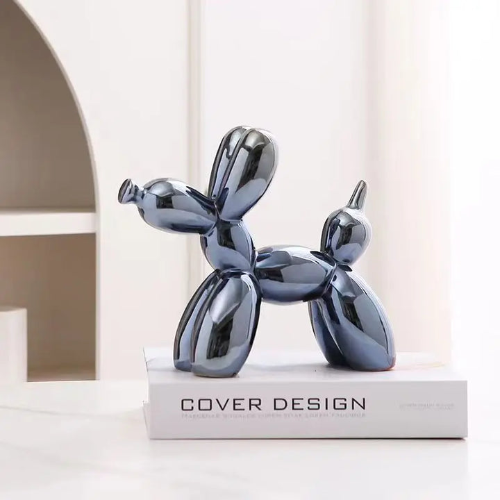 Small Balloon Dog Sculpture - Perfect Home Decor for Dog Lovers-Orizon Depot