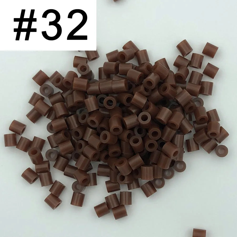 5mm 1000PCS Colorful Iron Fuse Beads for Kids DIY Pixel Art Toys