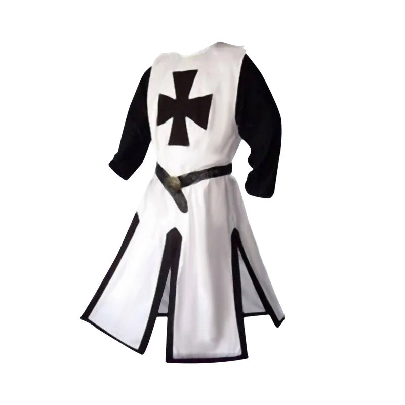 Knights Templar Crusader Costume - Tunic & Cape Set