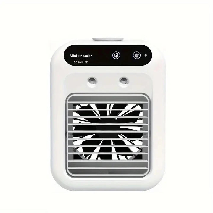 USB Air Cooler Fan with 500ml Capacity, 9-Blade Design