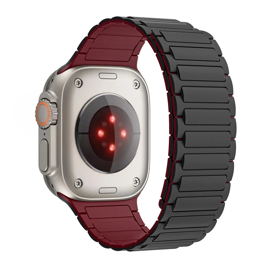 Men's Silicone Strap for Apple Watch Ultra Accessories