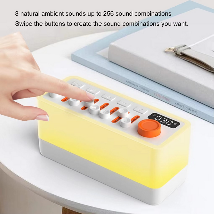 Smart Sleep Sound Machine with RGB Night Light & Bluetooth Speaker-Orizon Depot