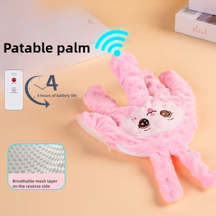 Soothing Palm Pillow for Newborns - Baby Sleep Aid with Remote Control