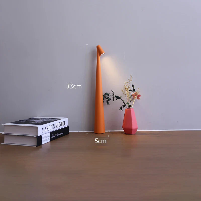 Rechargeable Touch Dimmable LED Table Lamp for Modern Spaces