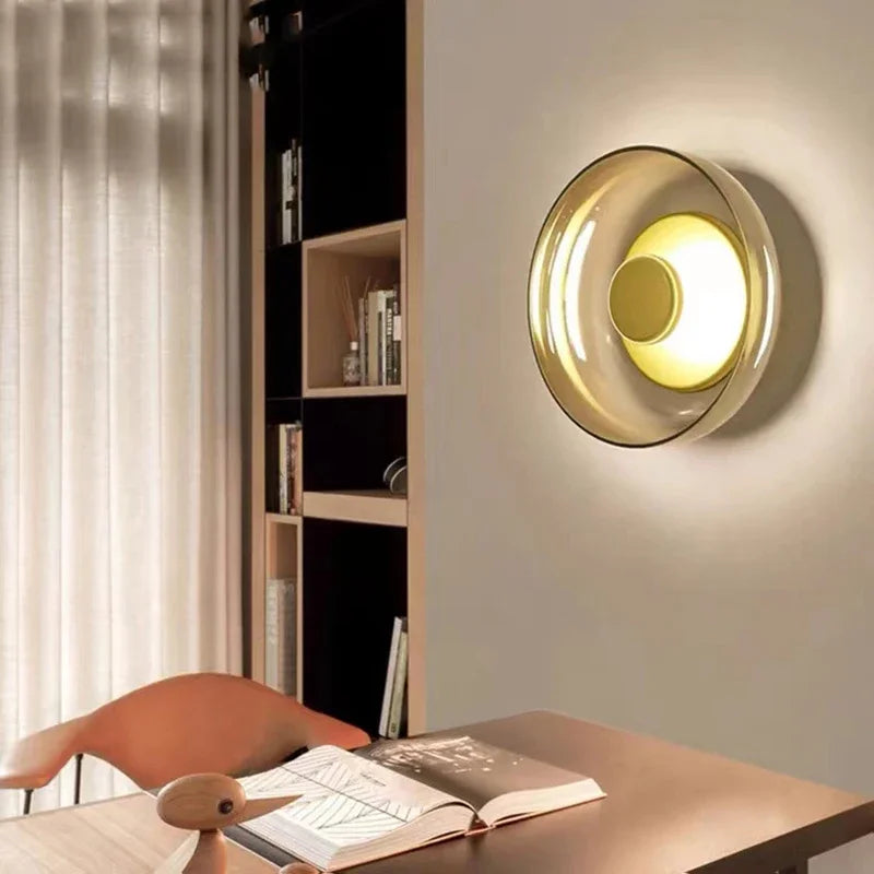 Modern Round LED Wall Sconce | Stylish Decorative Light Fixture