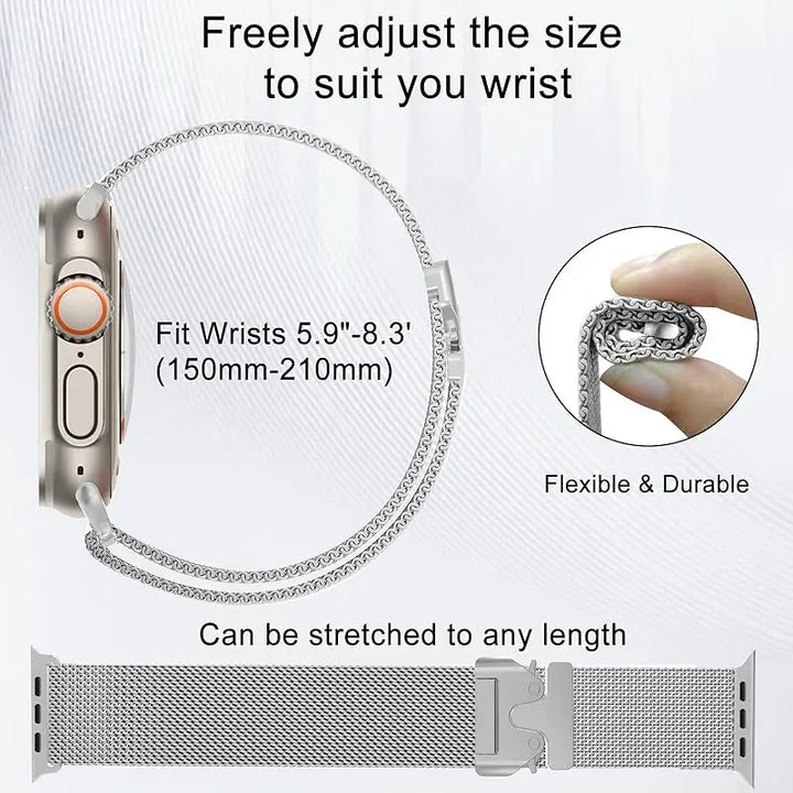 Milanese Loop Strap – Apple Watch Ultra Accessories for Men