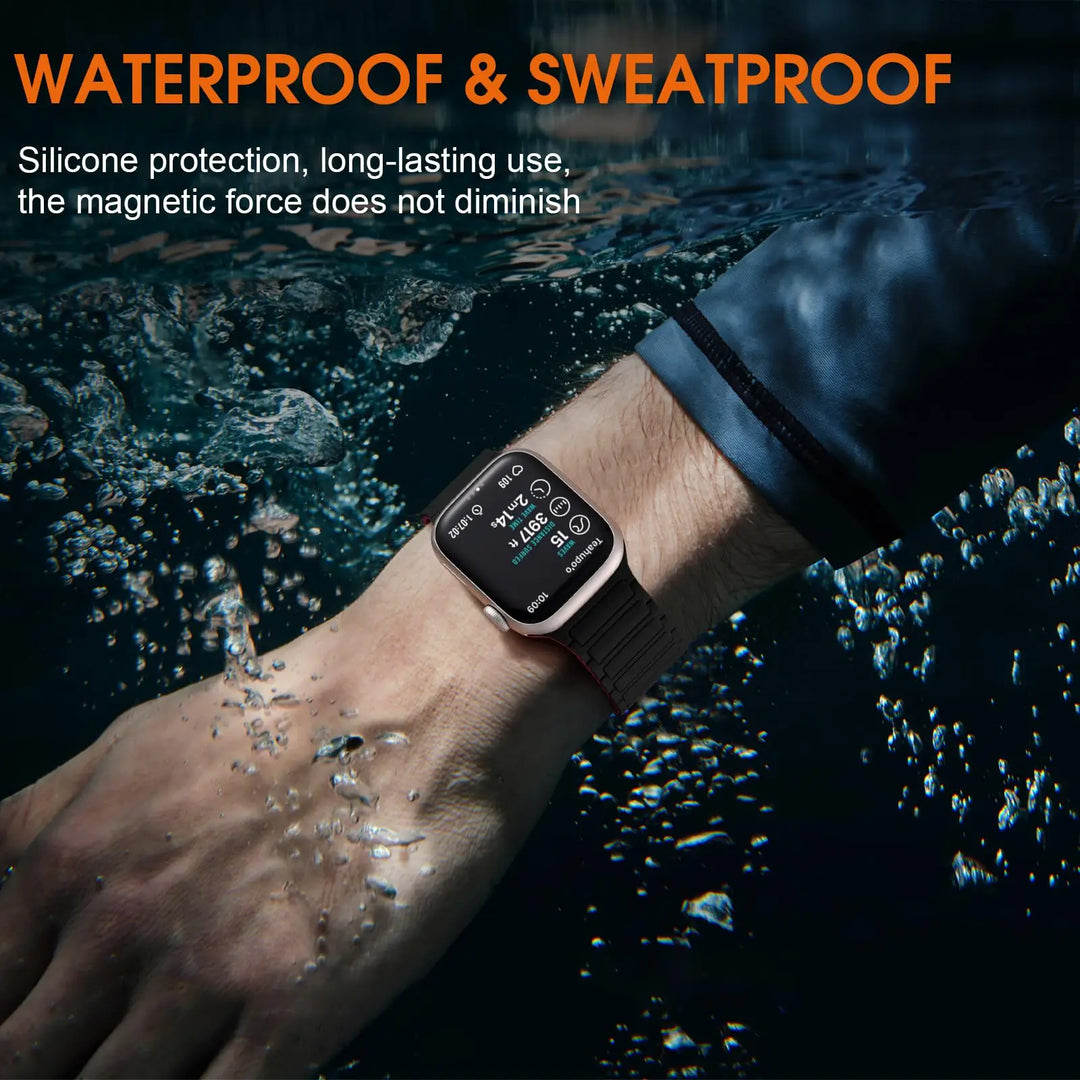 Men's Silicone Strap for Apple Watch Ultra Accessories