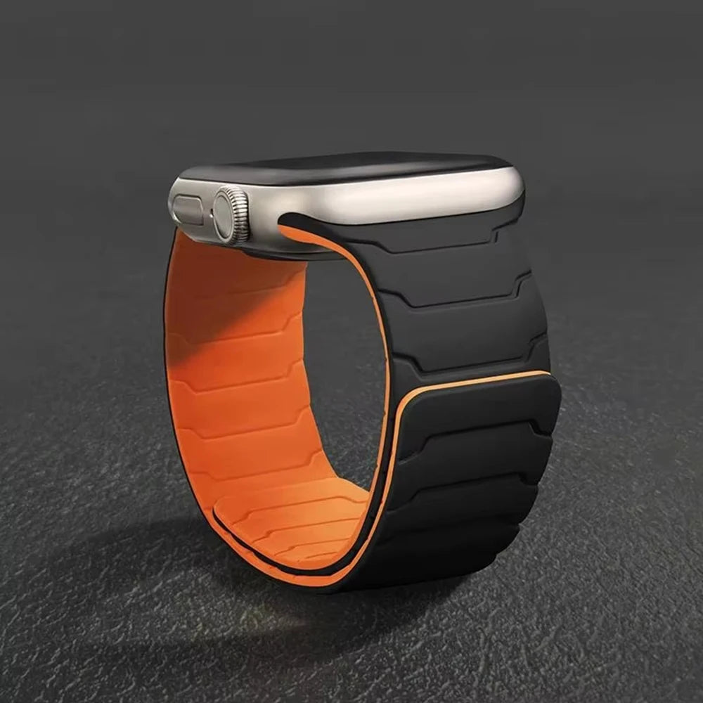 Silicone Magnetic Strap – Apple Watch Ultra Accessories 40mm-49mm for Men