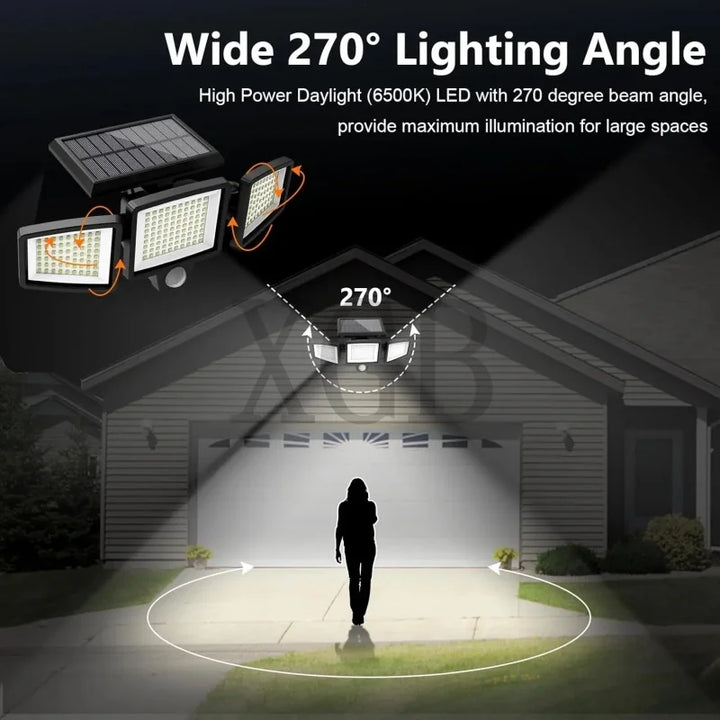 Solar Outdoor Motion Sensor Lights with Remote Control